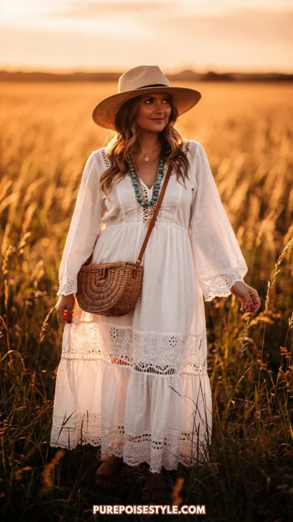white dress outfit ideas for Summer Days