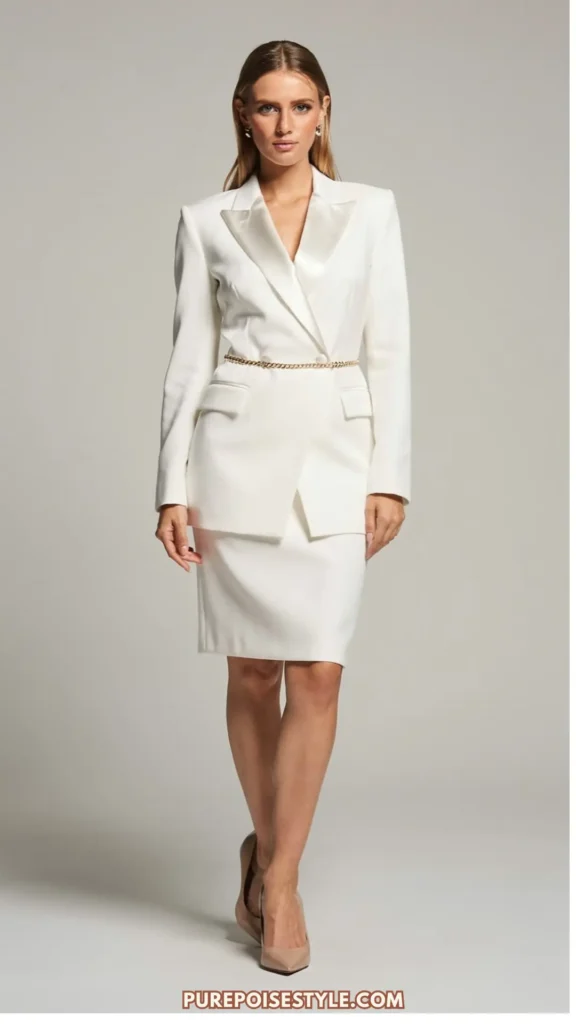  white blazer dress outfits party 7 Gorgeous Secrets for Epic White Party Dress Outfits
