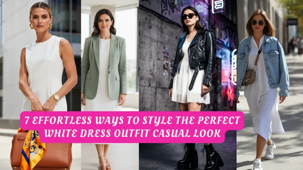 Effortless Ways to Style the Perfect White Dress Outfit Casual Look