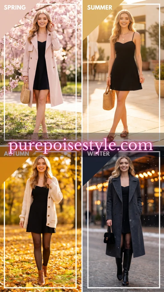 Black Mini Dress Outfits for Every Season