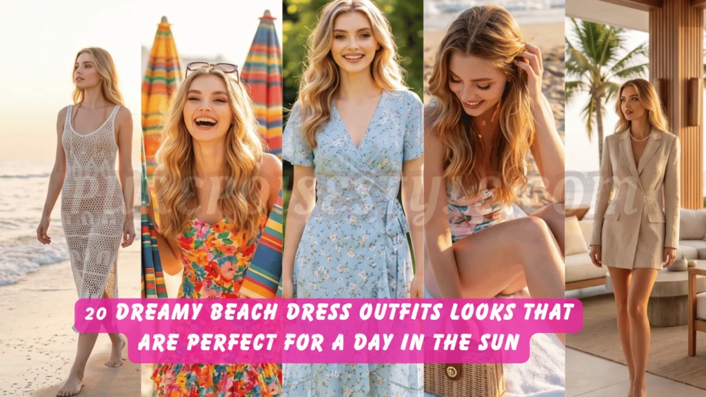 Featured image - 20 Dreamy Beach Dress Outfits Looks That Are Perfect for a Day in the Sun