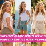 Featured image - 20 Elegant Linen Shorts outfits Looks That Are Perfectly Chic for Warm Weather