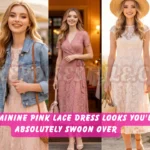 20 Feminine Pink Lace Dress Looks You'll Absolutely Swoon Over