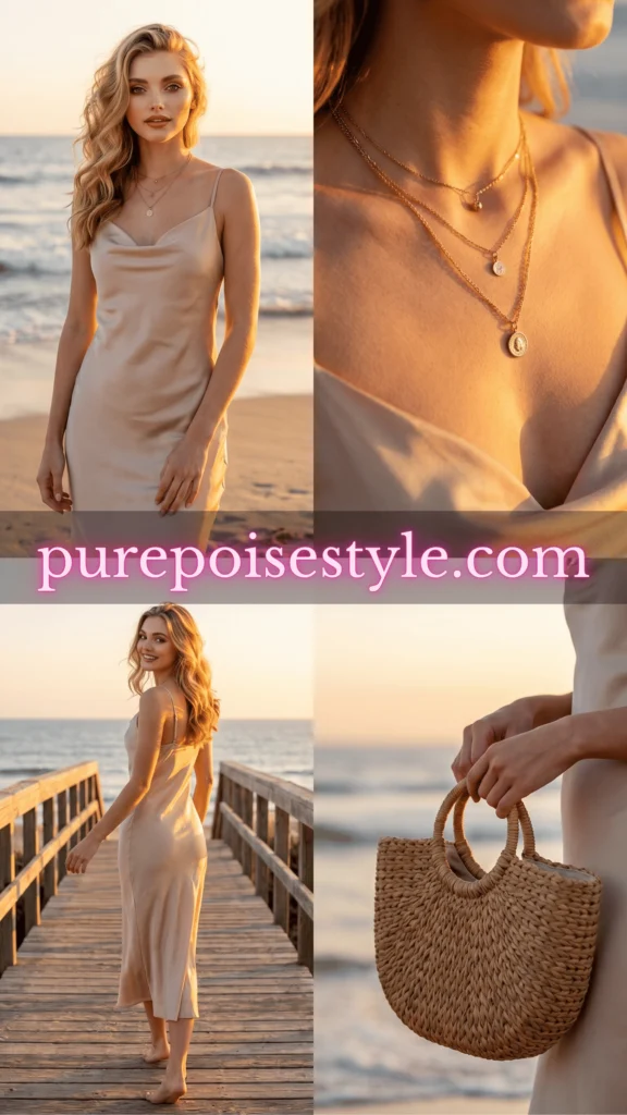 Sunset Glow in a Slip
