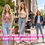 Featured image - 20 Chic Light Wash Jeans Outfits You'll Want to Copy Immediately