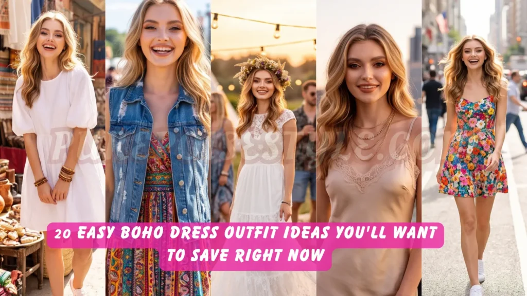 20 Easy Boho Dress Outfit Ideas You'll Want to Save Right Now